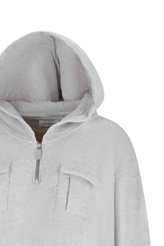 26SS 오프화이트 후드 티셔츠 2BB06BS26FLE001 - OFF WHITE