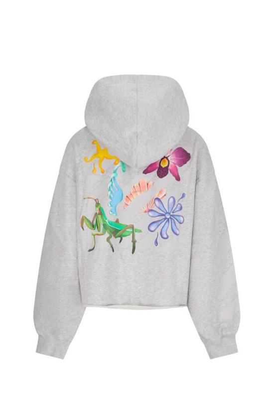 26SS 오프화이트 후드 티셔츠 2BB06BS26FLE001 - OFF WHITE