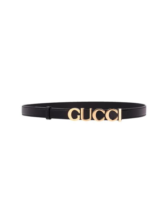 26SS 구찌 버클 씬 벨트 7516000YA0G BLACK