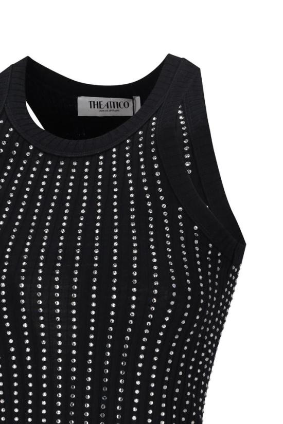 26SS 디 아티코 탑 250WCN00004JJJ051TR BLACK - THE ATTICO