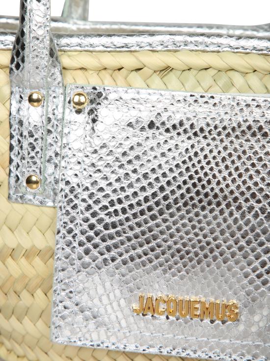 26SS 자크뮈스 스몰 솔리 바스켓 BAW00044 AC05A06 980 Metallic - JACQUEMUS