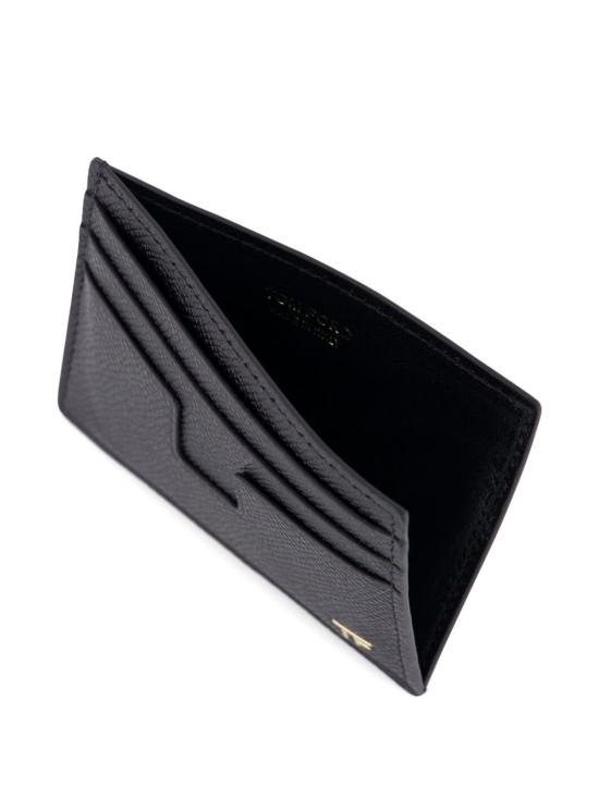 26FW 톰포드 스몰 그레인 레더 폴딩 카드 홀더 YM233 LCL081GNAA Nero - TOMFORD