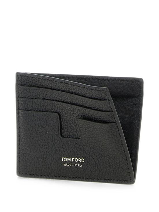 26FW 톰포드 그레인 레더 클래식 카드 홀더 Y0233 LCL158GNAA Nero - TOMFORD
