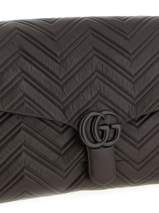 25FW 구찌 GG 마몽 맥시 숄더백 850653AAFS12019 Brown - GUCCI