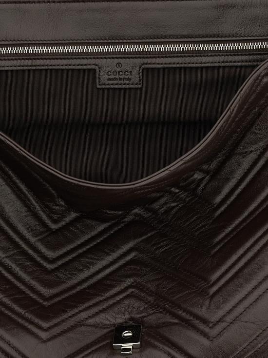 25FW 구찌 GG 마몽 맥시 숄더백 850653AAFS12019 Brown - GUCCI