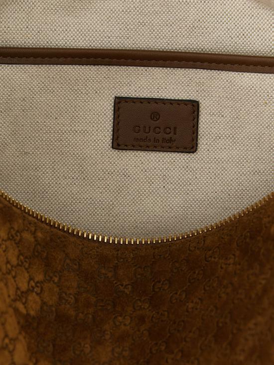 26SS 구찌 하프 홀스빗 미디엄 숄더백 860787AAEE72118 Brown - GUCCI
