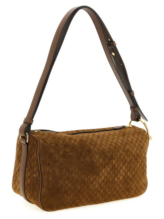 26SS 구찌 하프 홀스빗 미디엄 숄더백 860787AAEE72118 Brown - GUCCI