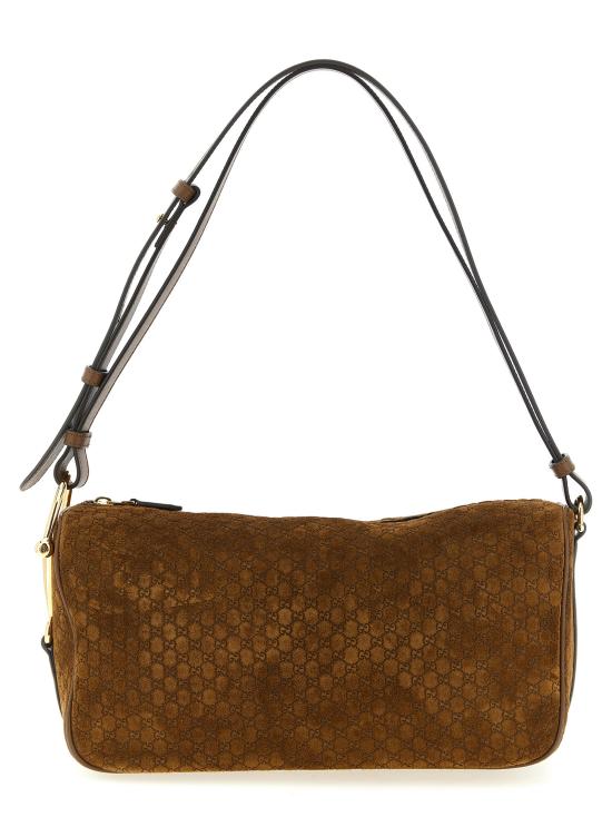 26SS 구찌 하프 홀스빗 미디엄 숄더백 860787AAEE72118 Brown