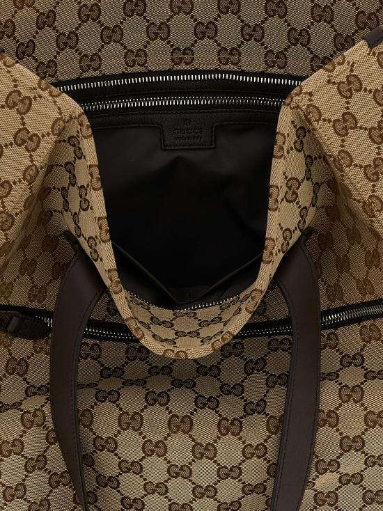 26FW 구찌 GG 캔버스 라지 토트 백 834456FAEPS9752 Brown - GUCCI