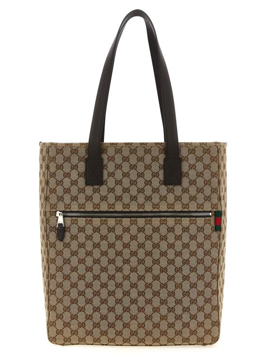 26FW 구찌 GG 캔버스 라지 토트 백 834456FAEPS9752 Brown