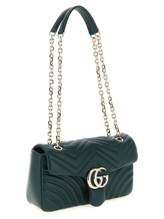 26FW 구찌 GG 마몽 미디엄 숄더백 837267AAE383020 Green - GUCCI