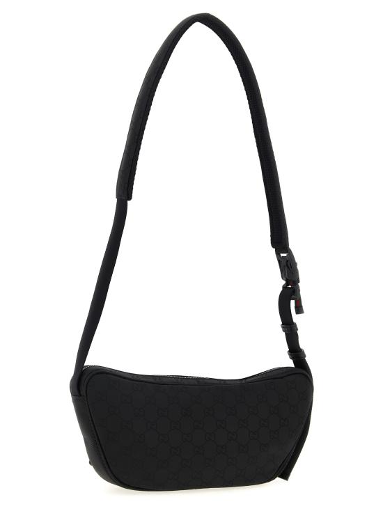 25FW 구찌 넥서스 라지 슬링백 838929FAD761047 Black - GUCCI