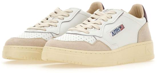 26FW 오트리 메달리스트 로우 레더 스니커즈 AULWLS18 WHITE - AUTRY