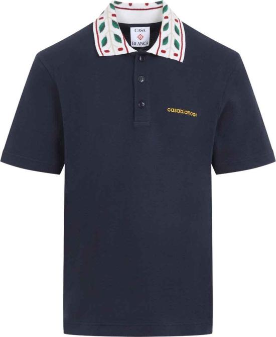  카사블랑카 폴로 티셔츠 MPF26JTP49902NAVY DIVERS