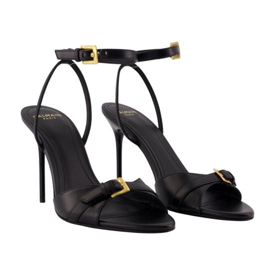 26FW 발망 힐/펌프스 HN1UH272LVIT 0PA black - BALMAIN