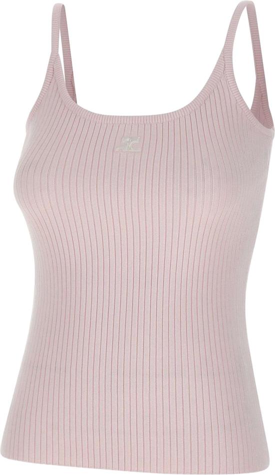 26SS 쿠레쥬 민소매 티셔츠 PERMDE012FI0001LIGHTPINK