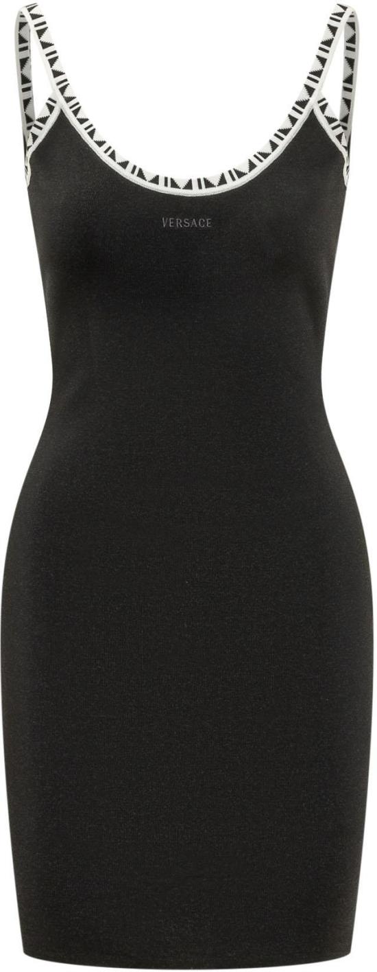 26FW 베르사체 숏 원피스 10258341A183571B000 BLACK
