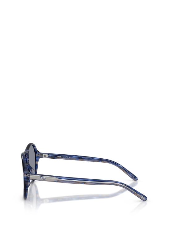 26FW 디젤 선글라스 DL2013U 2037 1 STRIATED BLUE - DIESEL