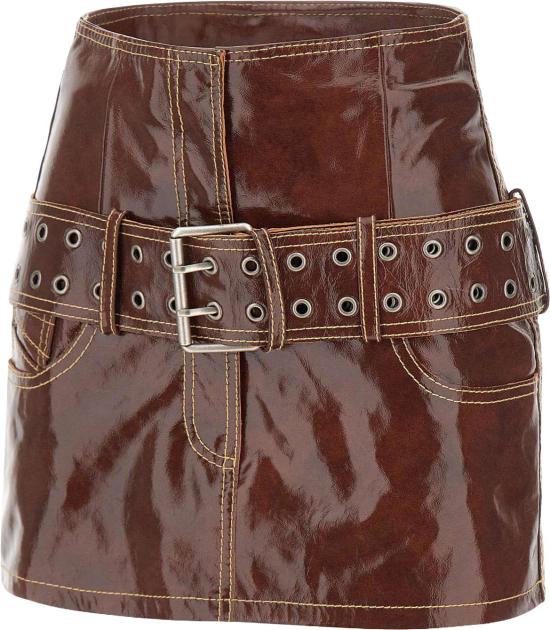 26FW 디젤 숏 스커트 A221740SIBQ77Q BROWN
