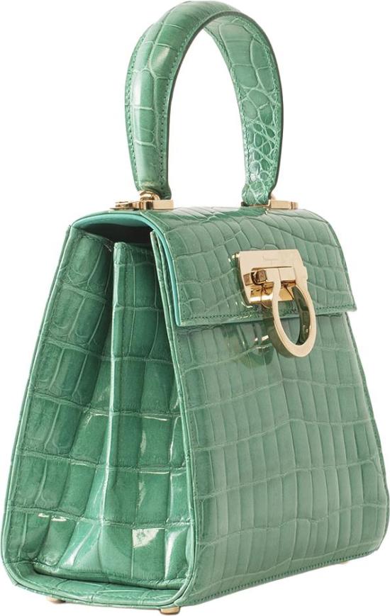  살바토레 페라가모 토트백 212270684029044 GREEN - SALVATORE FERRAGAMO