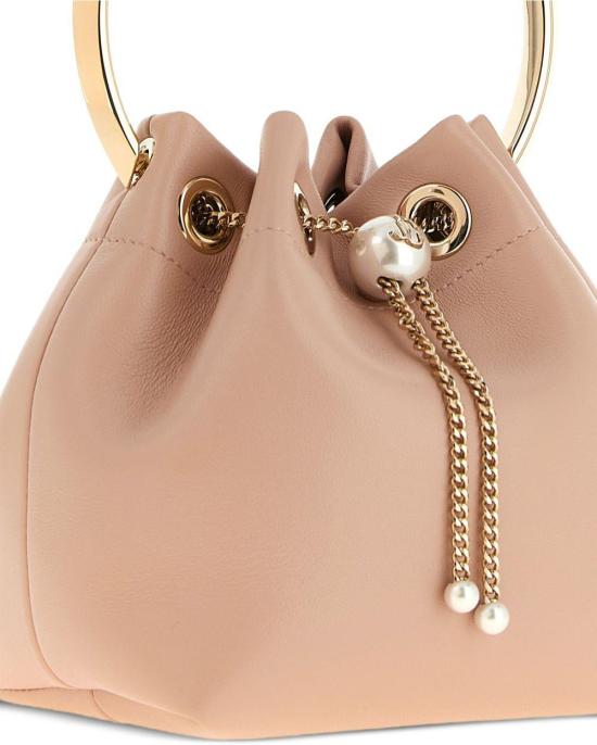 26FW 지미추 토트백 BONBONDTOMACARONLIGHTGOLD PINK - JIMMY CHOO