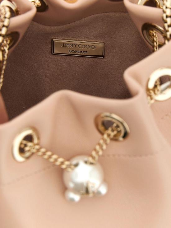 26FW 지미추 토트백 BONBONDTOMACARONLIGHTGOLD PINK - JIMMY CHOO