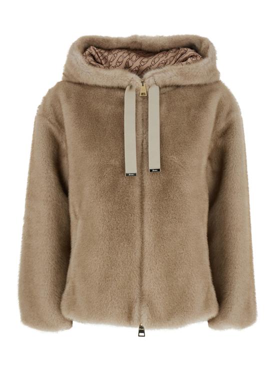 26FW 에르노 멜란지 얼터너티브 밍크 퍼 보머 자켓 GI000318D127391985 Beige