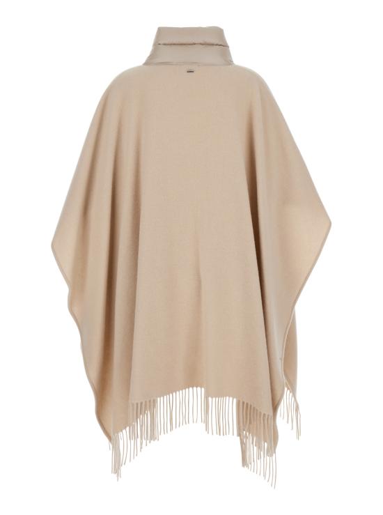 26FW 에르노 퀼티드 포켓 판초 GC00066DR333951982 Beige - HERNO