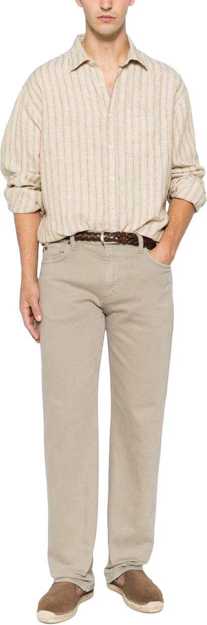 26SS 엠포리오 아르마니 데님 팬츠 EM000763AF24540U8049 BEIGE - EMPORIO ARMANI