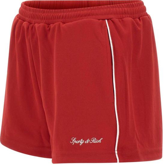 26SS 스포티앤리치 숏팬츠 SH061710326RE33RUBY RED - SPORTY & RICH