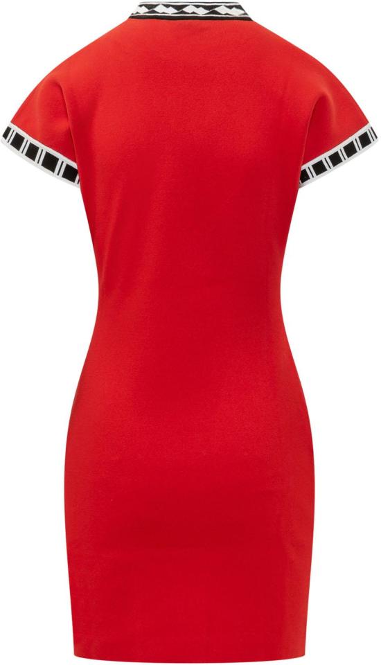 26FW 베르사체 숏 원피스 10257671A183561RC90 RED - VERSACE