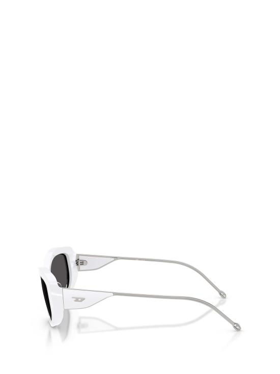 26FW 디젤 선글라스 DL2001MU 712 87 SHINY WHITE - DIESEL