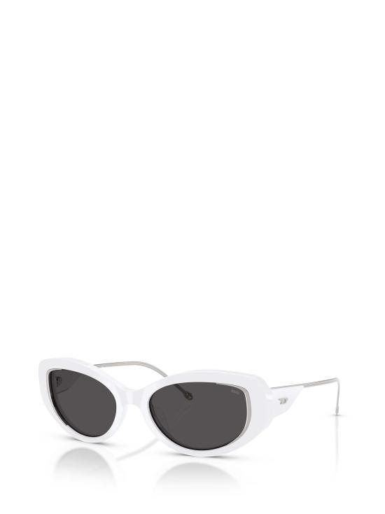 26FW 디젤 선글라스 DL2001MU 712 87 SHINY WHITE - DIESEL