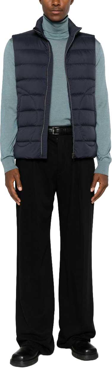 26FW 에르노 패딩 조끼 PI0018ULE12456Z9202 NAVY - HERNO