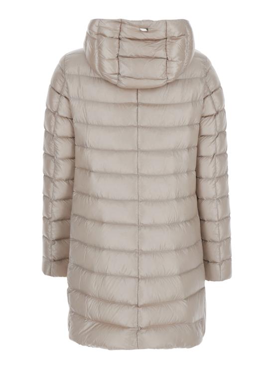26FW 에르노 A 쉐입 나일론 울트라라이트 리조트 다운 자켓 PI00133DR12017Z1985 Beige - HERNO