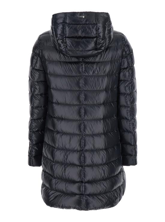 26FW 에르노 A 쉐입 나일론 울트라라이트 리조트 다운 자켓 PI00133DR12017Z9300 Black - HERNO