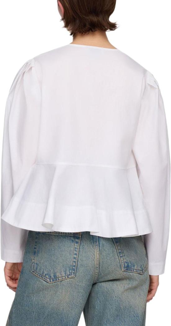 26FW 가니 긴팔 티셔츠 A1040486151 WHITE - GANNI