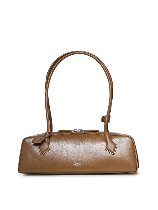 26SS 알라이아 르 테켈 미디움 레더 숄더백 AA1S06033CA212A47 Dark Green