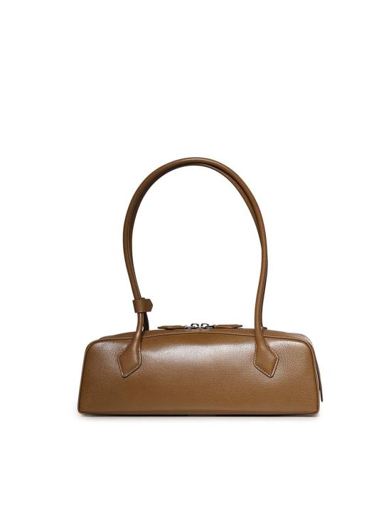 26SS 알라이아 르 테켈 미디움 레더 숄더백 AA1S06033CA212A47 Dark Green - ALAIA