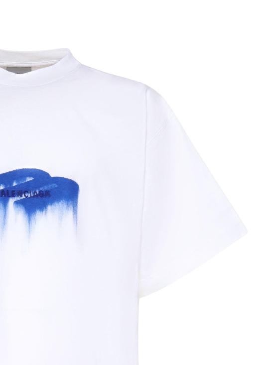 26SS 발렌시아가 반팔 티셔츠 850345TUVJ89000 White - BALENCIAGA