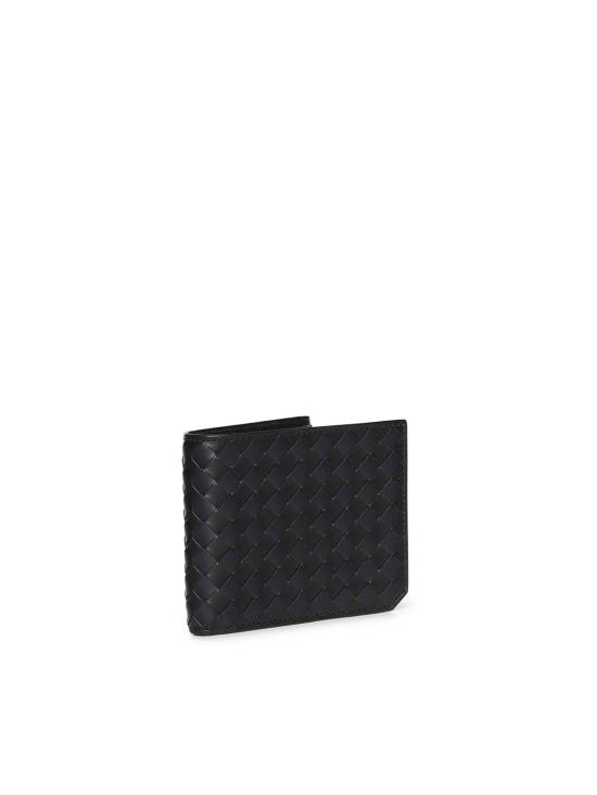  보테가베네타 인트레치아토 피콜로 바이 폴드 지갑 796966V5I411126 Black - BOTTEGA VENETA