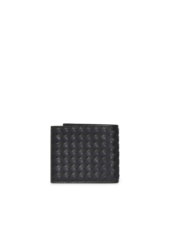  보테가베네타 인트레치아토 피콜로 바이 폴드 지갑 796966V5I411126 Black - BOTTEGA VENETA