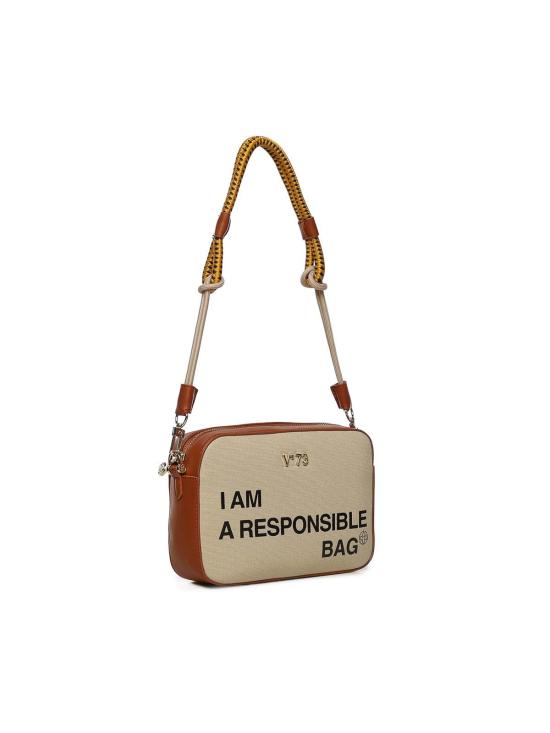 26SS 브이73 숄더백 73BS9N006RESPONSIBLEOFFWHITECUOIO White - V73