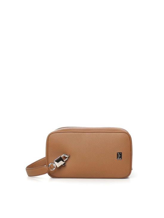 26SS 돌체앤가바나 Lock calfskin 핸드백 BM2449A03708Z093 Brown