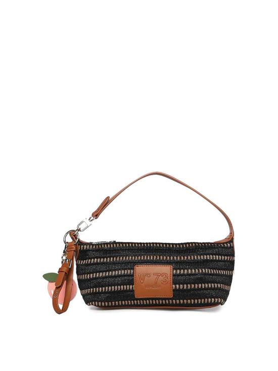 26SS 브이73 숄더백 73BS9M803CASSIENEROCUOIO Black