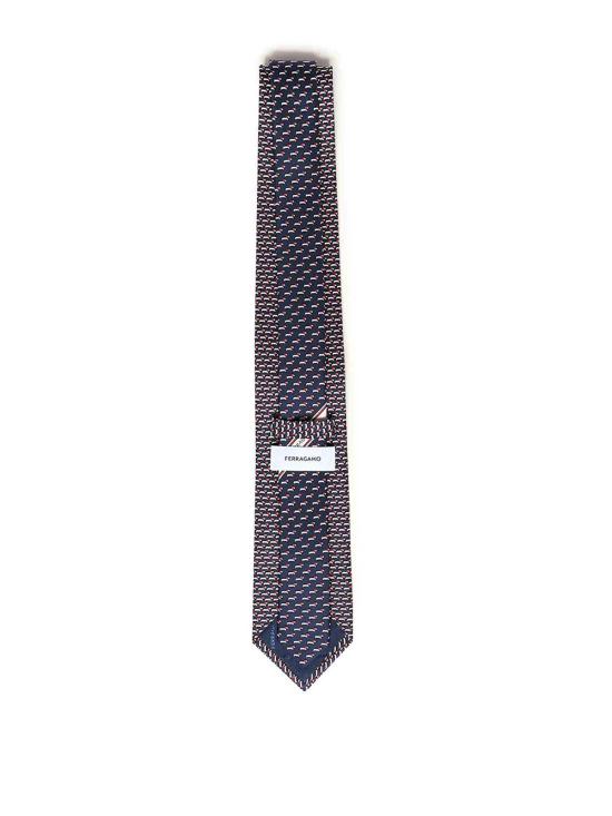 26SS 살바토레 페라가모 넥타이 351311788884001 Dark Blue - SALVATORE FERRAGAMO