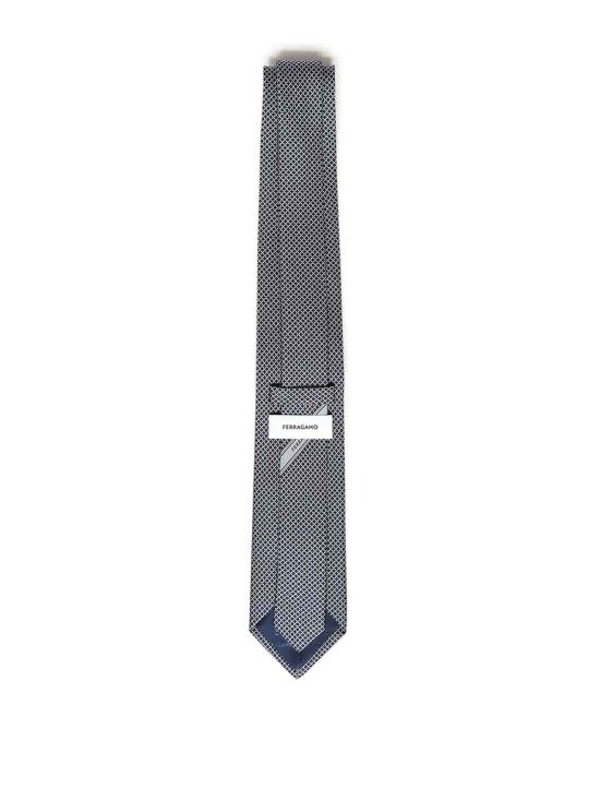 26SS 살바토레 페라가모 넥타이 351312788891001 Dark Blue - SALVATORE FERRAGAMO