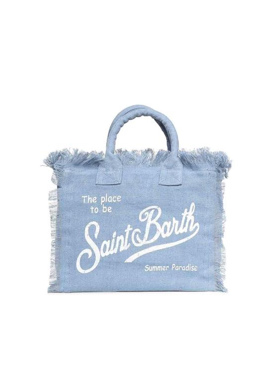 26SS 세인트바쓰 토트백 COL001800262L Light Blue - MC2 SAINT BARTH