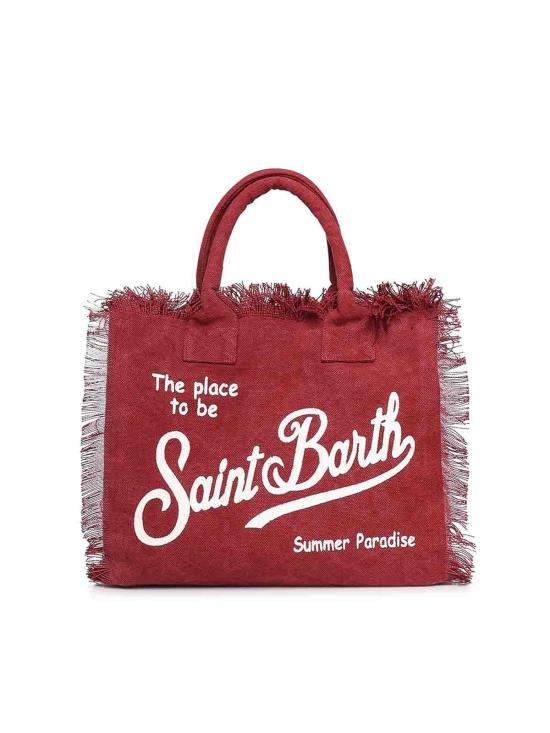 26SS 세인트바쓰 토트백 VANI00100171L Dark Red - MC2 SAINT BARTH
