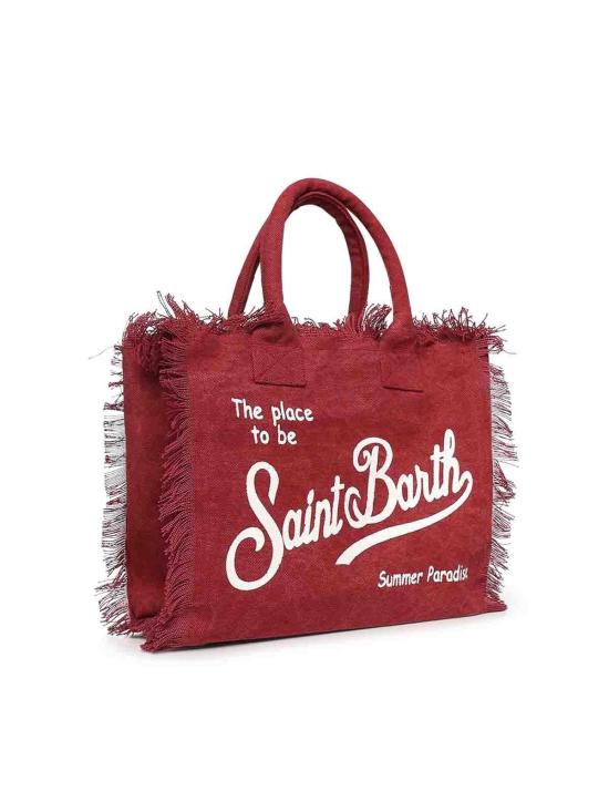 26SS 세인트바쓰 토트백 VANI00100171L Dark Red - MC2 SAINT BARTH